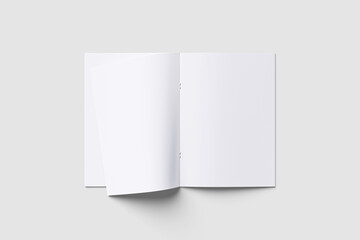 Blank A4 Brochure / Catalog Open   

