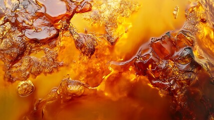 Texture of rich deep amber with satin-like finish