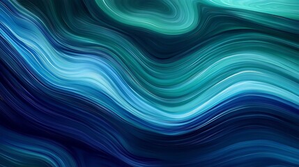 Rich blue and green gradient for calm background designs