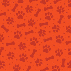 Adorable Cats and Dogs Theme Seamless Background Pattern for Pet Lovers