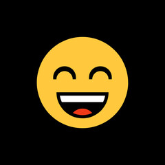 Fototapeta premium Joyful Smile Emoji