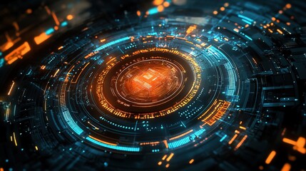 Obraz premium Web and Cyberspace Seal Design