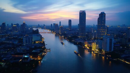 Naklejka premium Tax strategy session for remote workers in Thailand. advisor discussing global compliance. organized setup.