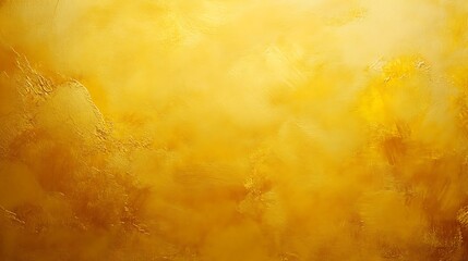 Naklejka premium Warm golden yellow background with a smooth metallic texture