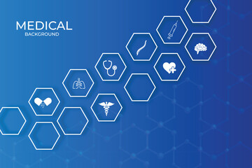 Eye soothing health care medical background