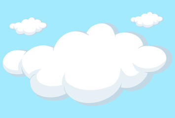 Clouds Concept Illustration Stylish and Beautiful