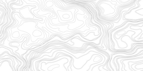Modern design with White background with topographic wavy pattern. Topographic map background geographic line map with elevation assignments. 