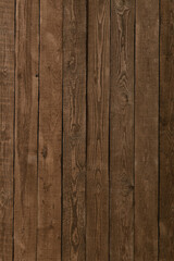 Naklejka premium natural wood background or texture of dark boards