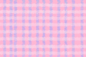pink and white plaid