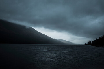 The Loch Ness lake in Scotland. 