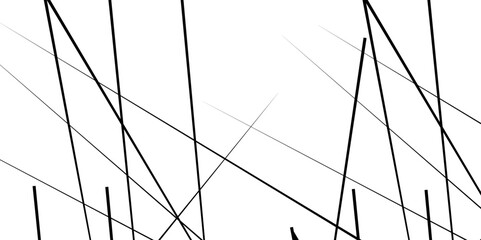 Abstract lines in black and white tone of many squares and rectangle shapes on white background. Metal grid isolated on the white background. nervures