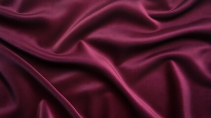 Fototapeta premium Texture of dark maroon background with smooth velvet finish