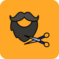 Beard trimming Icon