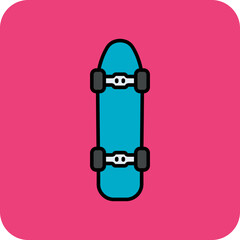Skateboard Icon