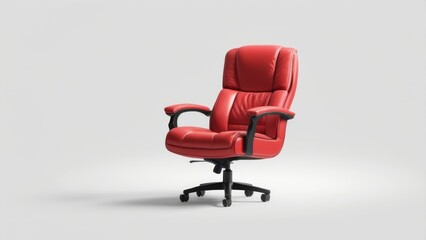 Obraz premium red chair luxury and comfy 
