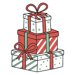 gift boxes vector