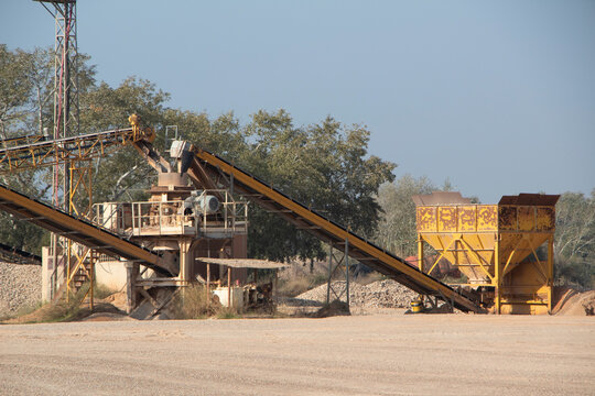 Gravel pit is a facility where materials such as sand, gravel and other aggregates used in construction are extracted and processed. These gravel pits are usually located in natural areas
