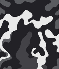 Beautiful futuristic psychedelic ornament with curved smooth streaks [vector]