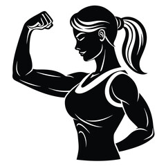 silhouette of a woman with a cigarette