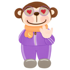 Cute monkey 
