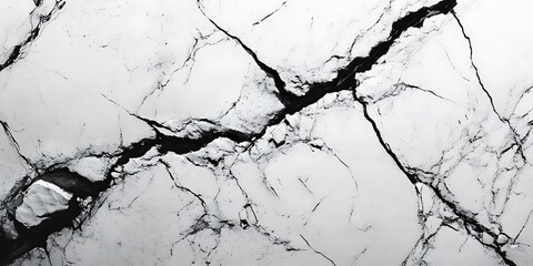 Obraz premium Simple white marble texture with veins
