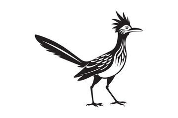 Greater Roadrunner  silhouette  vector bundle illustration, Greater Roadrunner  silhouette 