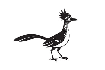 Greater Roadrunner  silhouette  vector bundle illustration, Greater Roadrunner  silhouette 