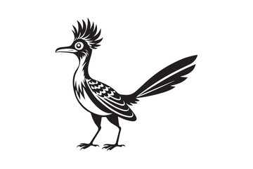 Greater Roadrunner  silhouette  vector bundle illustration, Greater Roadrunner  silhouette 
