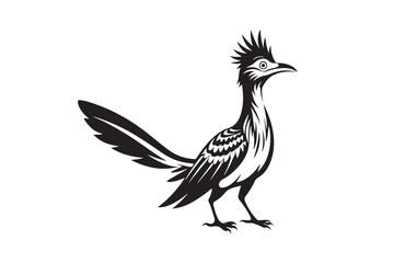 Greater Roadrunner  silhouette  vector bundle illustration, Greater Roadrunner  silhouette 