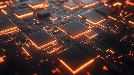 Obraz premium Abstract Circuit Board