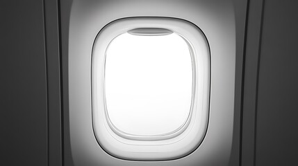 Airplane Window View