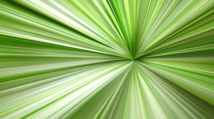 Obraz premium Abstract Green Background with Dynamic Lines Evoking Freshness and Vibrancy, Featuring Radiating Stripes in Varying Shades of Green Ideal for Nature Themes and Wellness Concepts