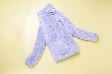 Autumn and winter long polar fleece jacket