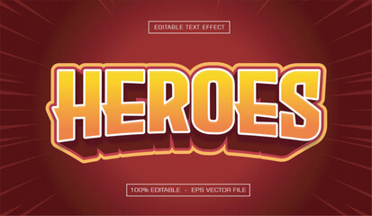 Heroes Sport Text Effect