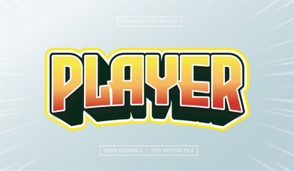 Player Editable Text Effect