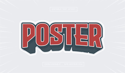 Poster Vintage Text Effect