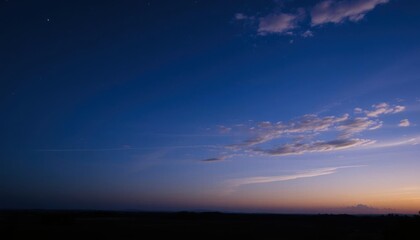 Obraz premium the distance with a sky background at dusk