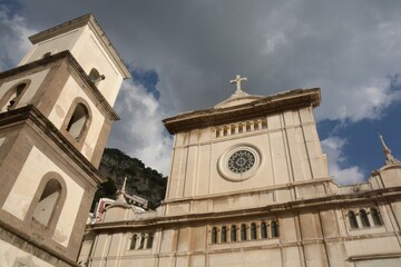 CHIESA DI SANTA MARIA ASSUNTA,POSITANO,COSTIERA AMALFITANA,ITALIA,10 NOVEMBRE 2024.
