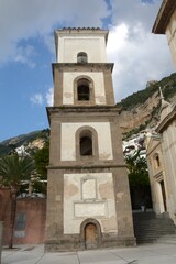 Fototapeta premium CHIESA DI SANTA MARIA ASSUNTA,POSITANO,COSTIERA AMALFITANA,ITALIA,10 NOVEMBRE 2024.