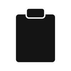 Clipboard icon Flat simple outline set