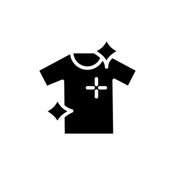 recommend clip art: Clean Clothes icon Flat simple outline set