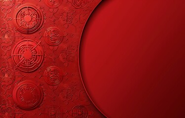 Red Chinese New Year Background