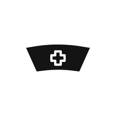 Obraz premium Nurse icon Flat simple outline set