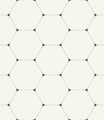 Vector seamless pattern. Modern stylish texture. Repeating geometric tiles with linear grid. Thin monochrome trellis. Trendy graphic design. Can be used as swatch for illustrator.