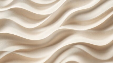 Obraz premium Light beige texture with soft waves, perfect for background design