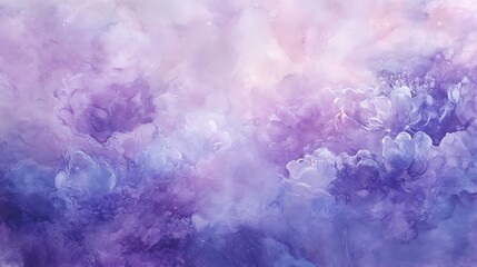 Fototapeta premium Soft pastel purple background with a watercolor effect