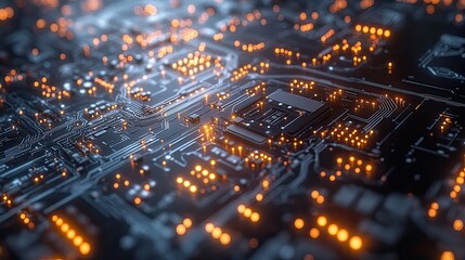 Obraz premium illustration of artificial intelligence technology background concept