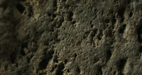 Rough Stone Surface with Natural Pitting Texture