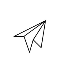 Paper plane icon