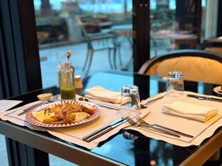 table in restaurant
